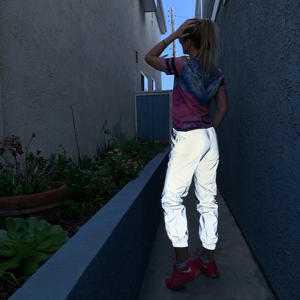 Reflective cool jogger pants!!